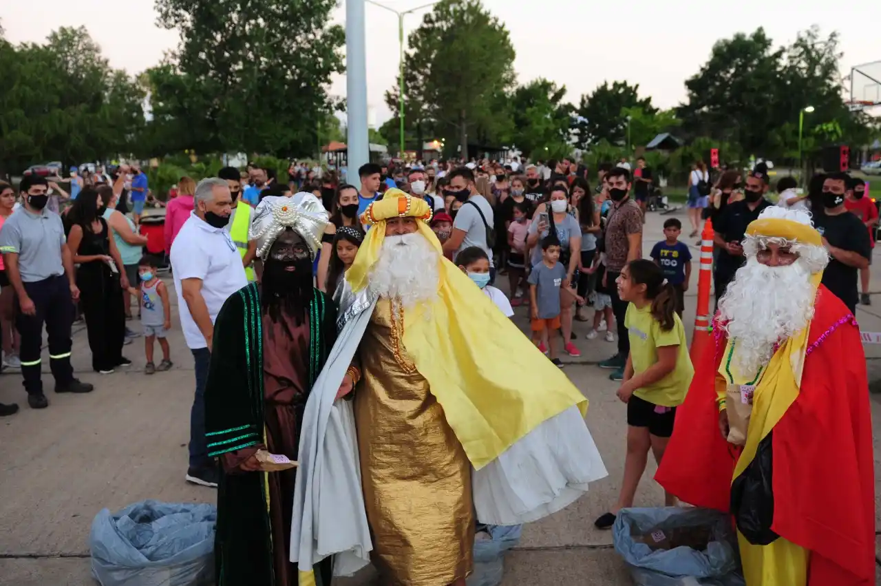 En Pueblo Belgrano recibieron a los Reyes Magos