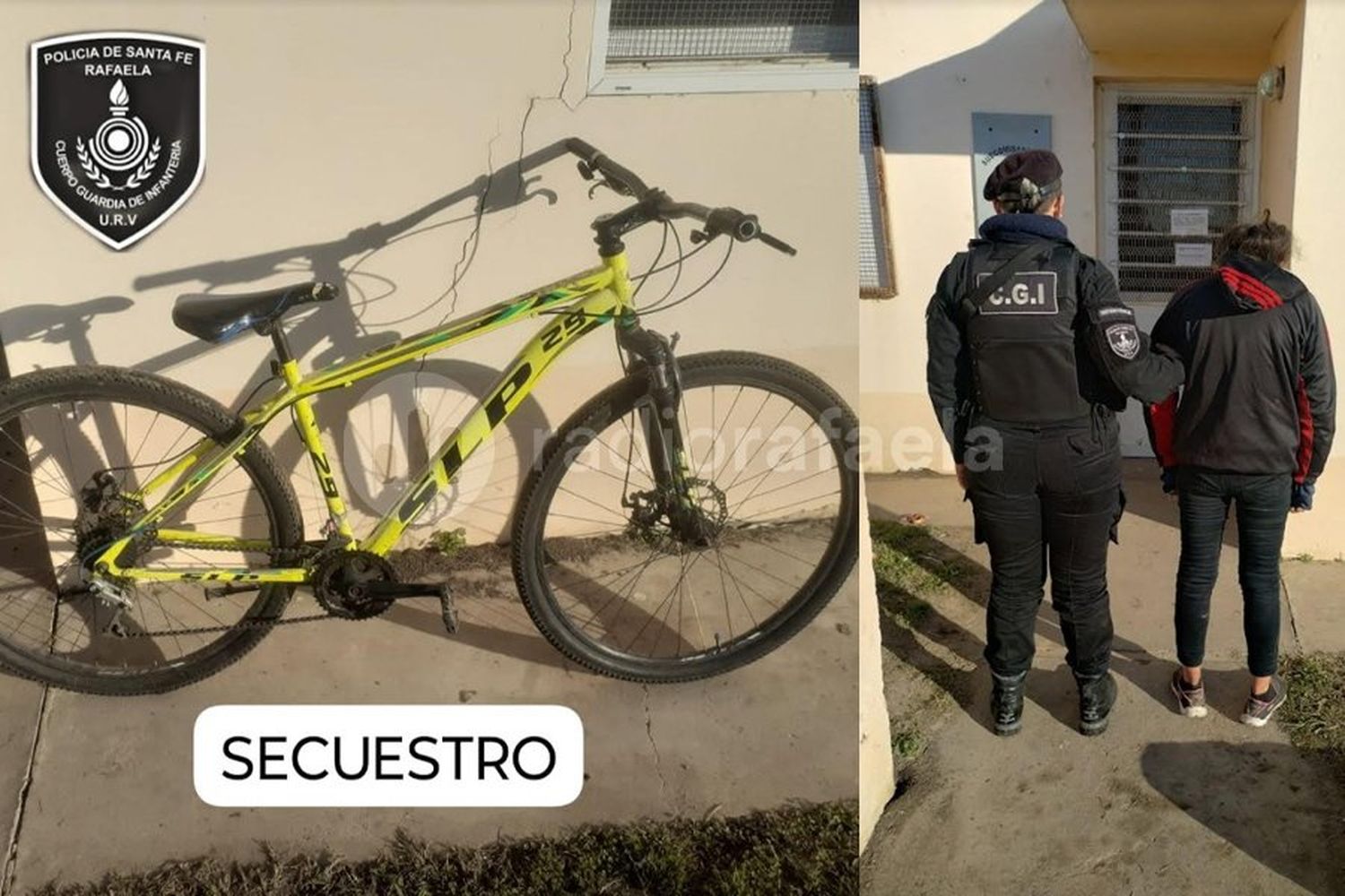 Agarraron a una conocida en el ámbito policial paseando por el Mora con una bici robada