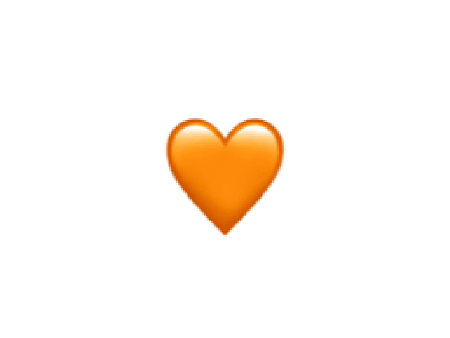 ¿Qué significa el emoji del corazón naranja en WhatsApp?