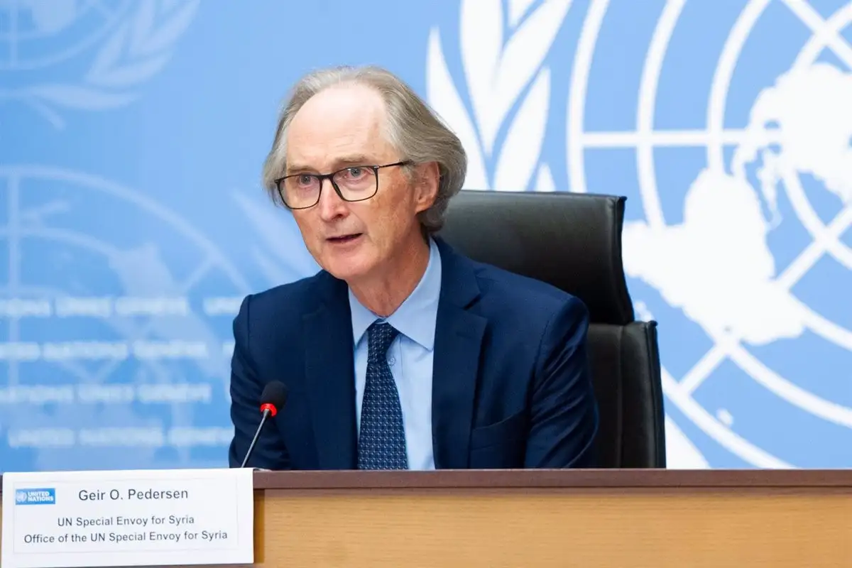 El enviado especial de la ONU para Siria, Geir Otto Pedersen.