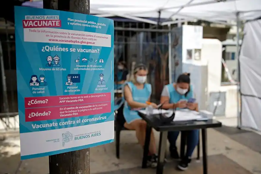 Desde el 13 de octubre: Segunda dosis libre para todos los mayores de 18 años en Provincia
