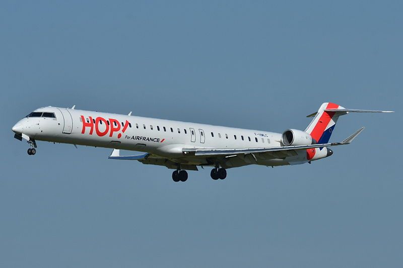 HOP! dejará de operar sus CRJ 1000 en diciembre de 2022