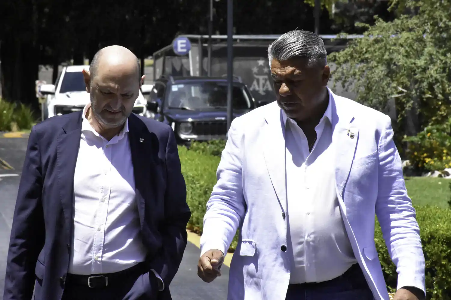 Louzán y Tapía, en Ezeiza.