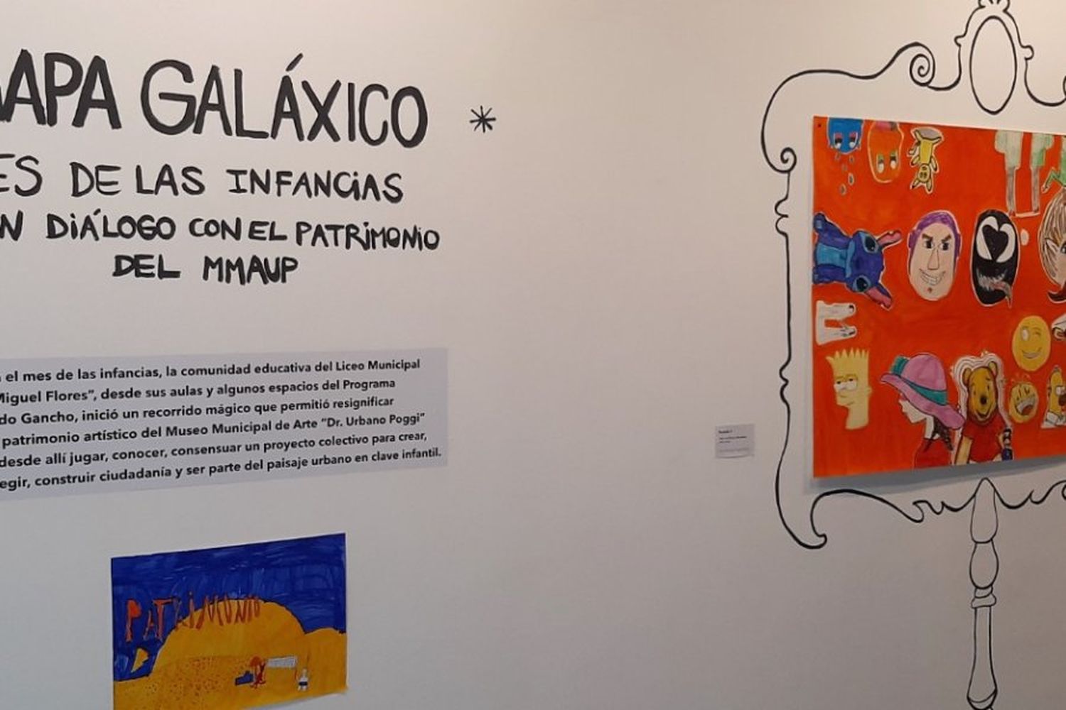 Son dos trabajos elegidos por votación del público, de obras exhibidas en el Museo Urbano Poggi que realizaron niñas, niños y jóvenes de los talleres del Liceo Municipal y del programa Pido Gancho. 