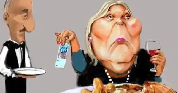 Continúan las sátiras contra Carrió, tras sugerir a la clase media y alta dejar propinas