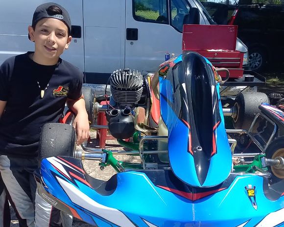 Lucas Verriello debuta en la categoría Junior del karting zonal