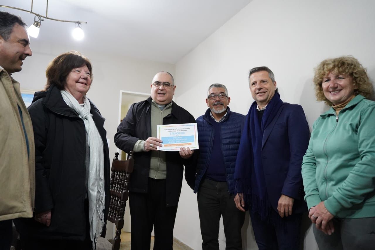 La Diócesis recibió fondos para obras edilicias en templos locales.