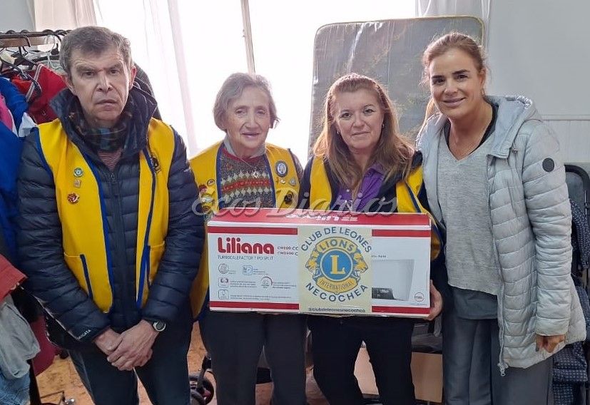 Caloventor. Entregaron ayer dirigentes de Leones a la Dra. Sartori