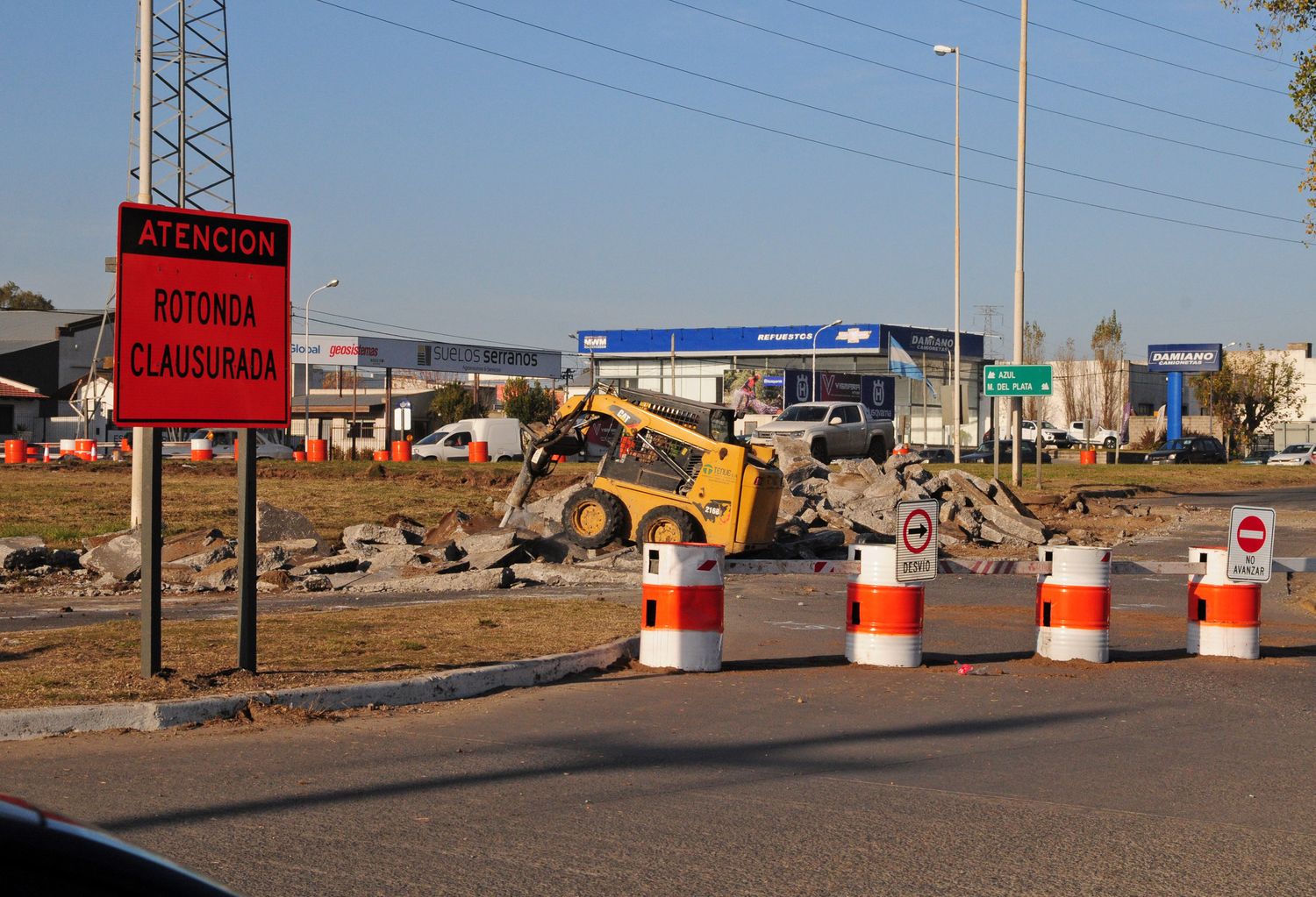 Las obras en la Ruta 226 entorpecen el tránsito diario de más de 40 mil vehículos
