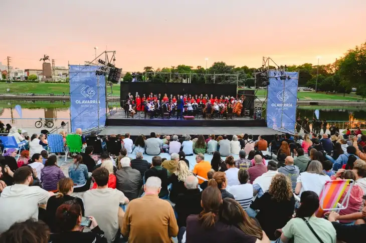 El Coro Estable de Tandil participó de "Olavarría en Verano".