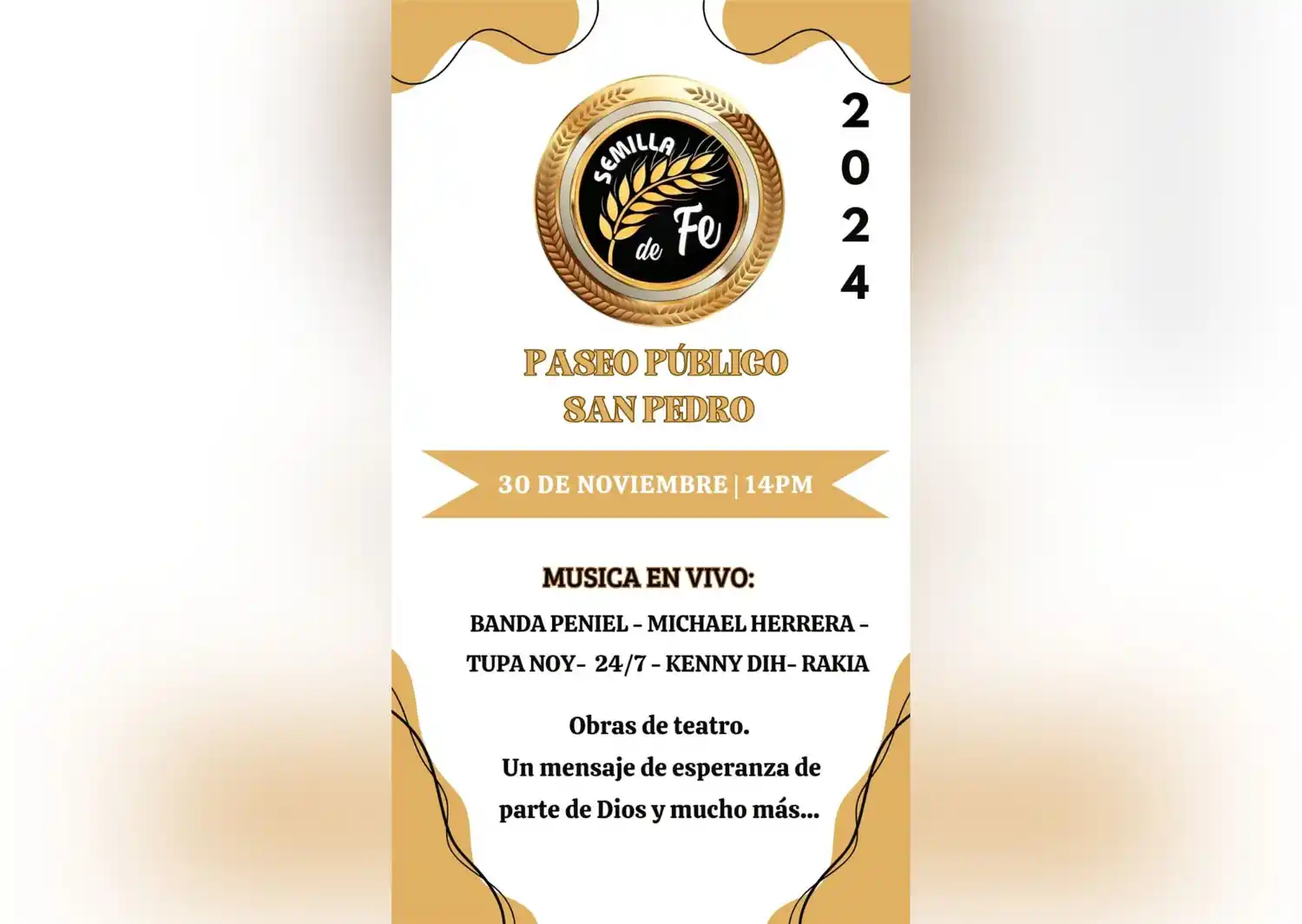 Semilla de fe, evento cristiano