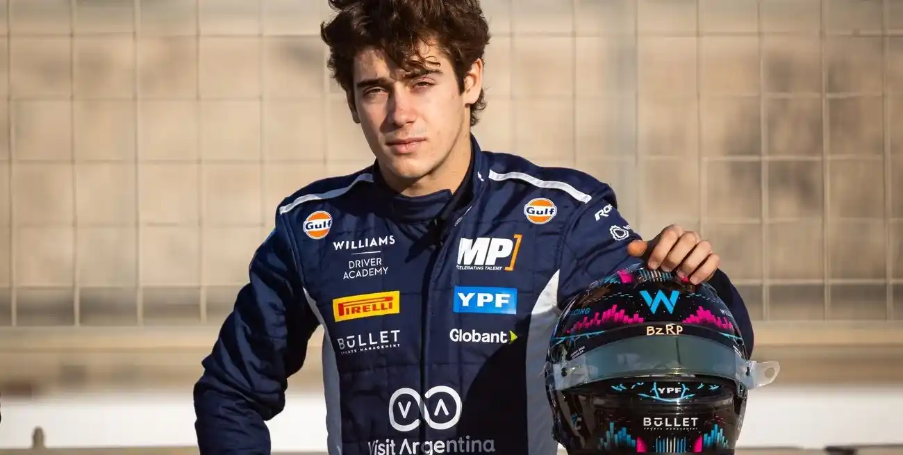 Franco Colapinto, un deportista en pleno ascenso en la élite.