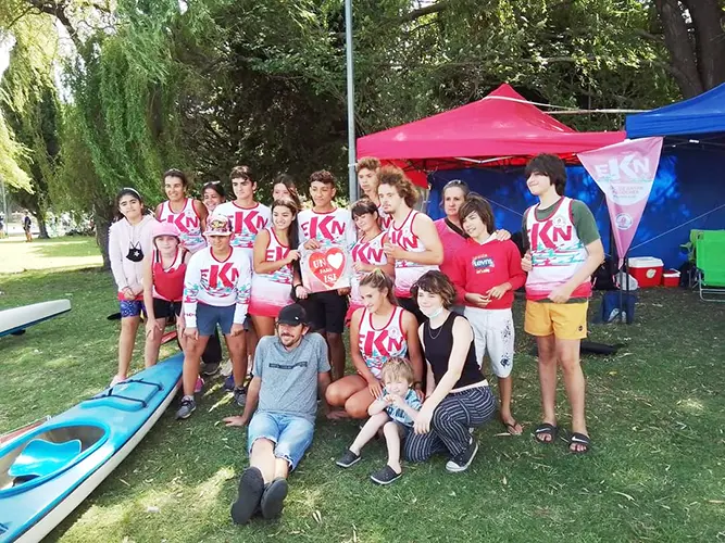 Necochea Rowing Club subcampeón del Zonal de Canotaje en Tandil