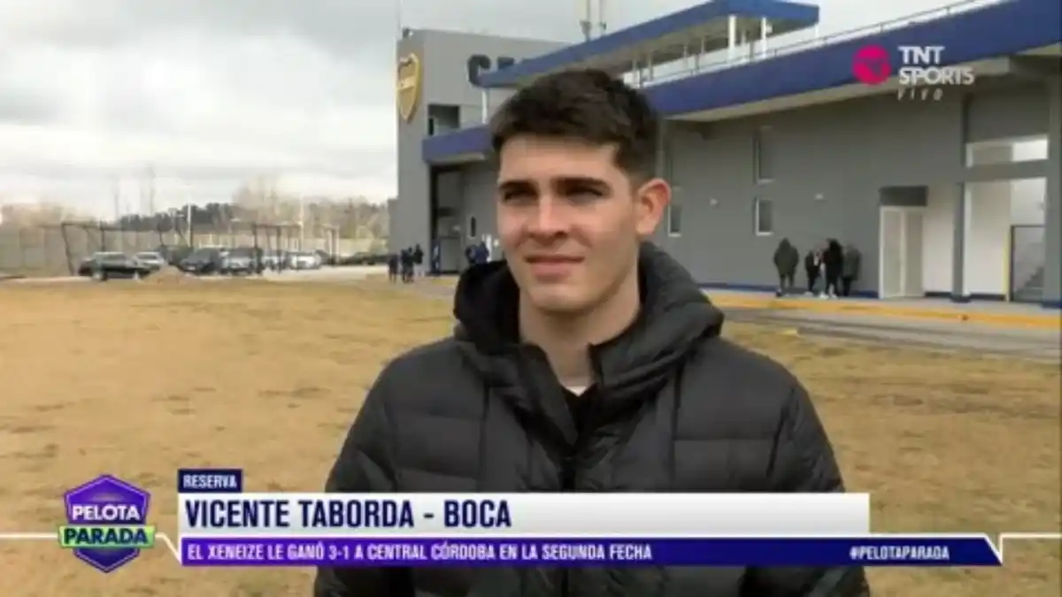 "Ojalá me toque hacer una carrera parecida a la de Paredes, que también arrancó en Boca jugando de enganche”, manifestó