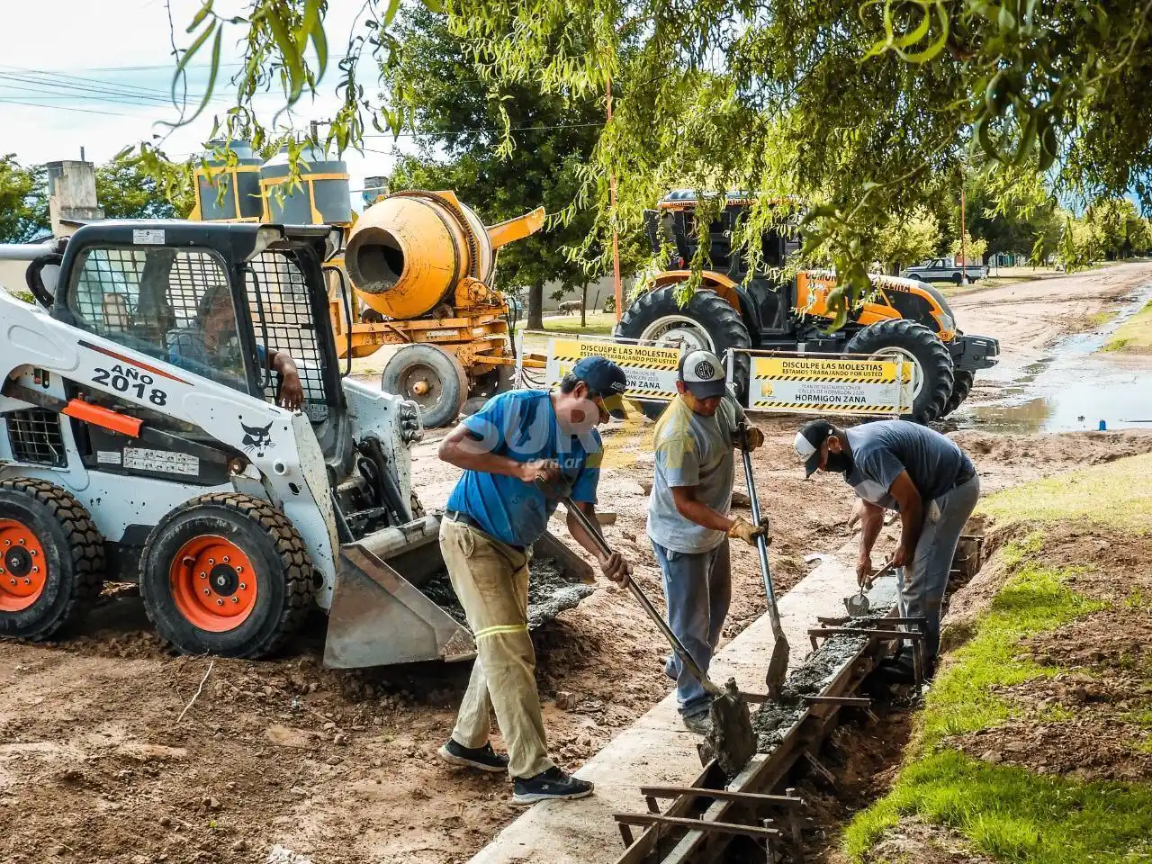 Enrico: “Avanza el proyecto de mejoramiento vial en Teodelina”