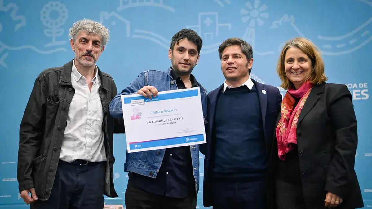 Axel Kicillof encabezó la entrega del Premio Hebe Uhart de Novela 2026