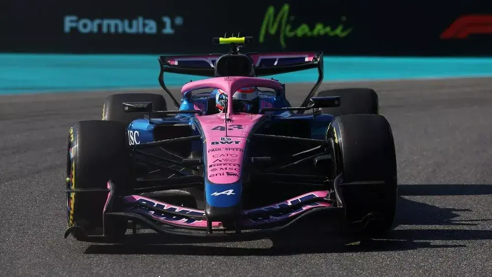 Franco Colapinto compite en el GP de Miami de la Fórmula 1