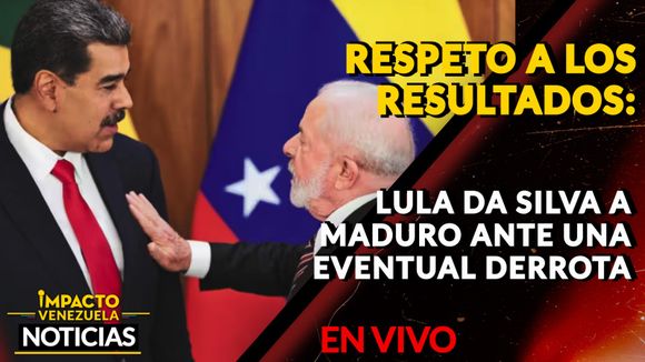 RESPETO A LOS RESULTADOS: Lula Da Silva a Maduro ante una eventual derrota – VIDEO