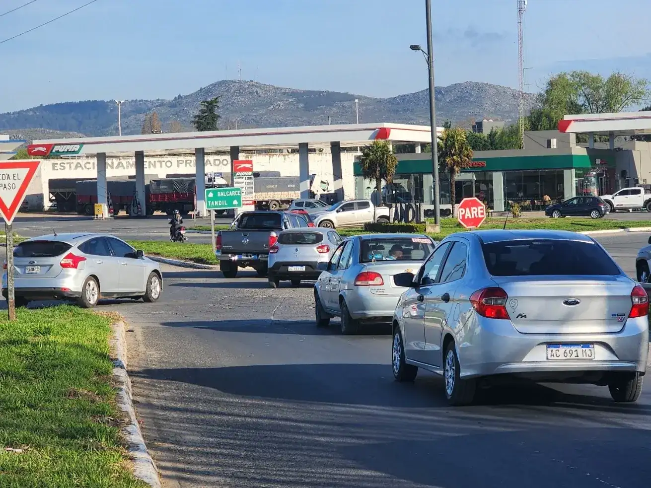 La repavimentación de las rotondas de la Ruta 226 "desaprovecha" la inversión