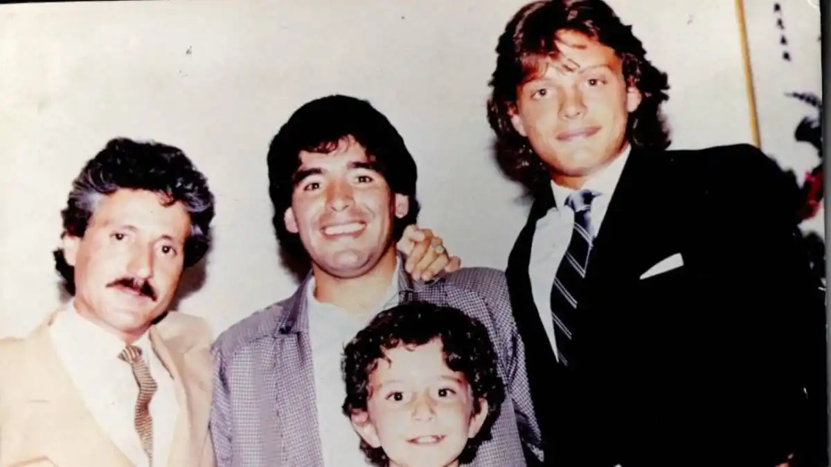 La noche que Maradona le hizo pagar una cuenta de 6 mil dólares a Luis Miguel