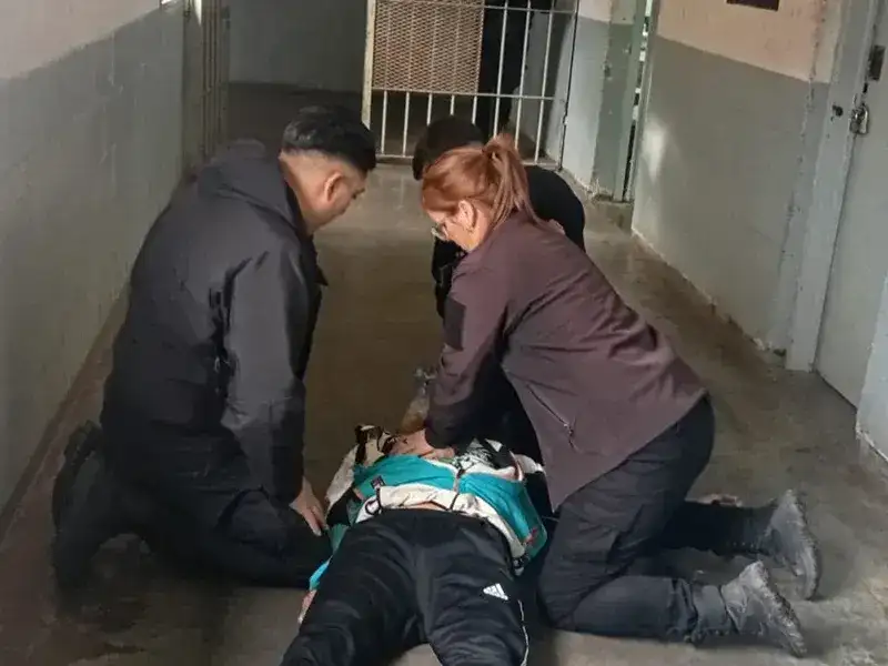 Realizaron un simulacro de incendio en la Alcaidía Penitenciaria de Batán