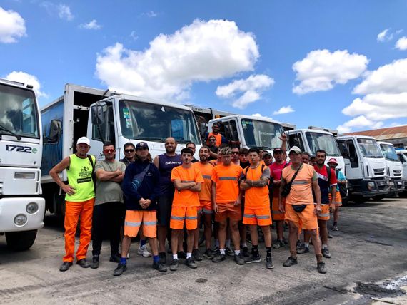El Municipio le descontó el día a los recolectores que realizaron medida de fuerza