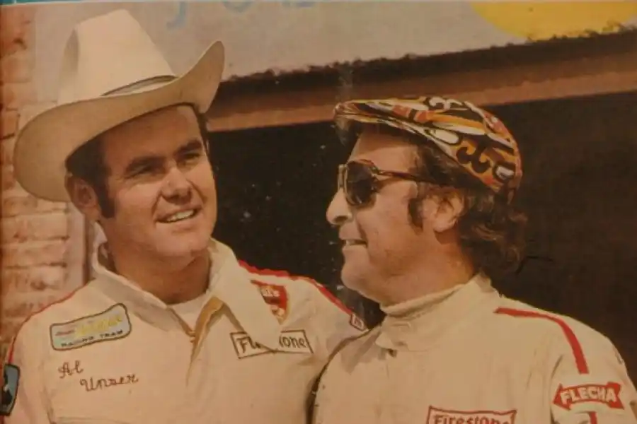 Pairett y y Ul Unser en las 300 Indy de Rafaela