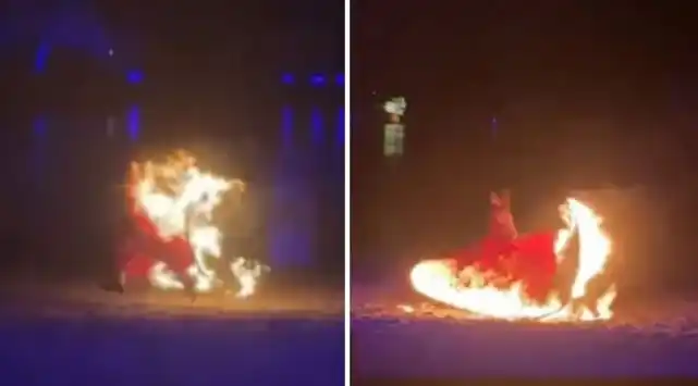 Terror en pleno espectáculo