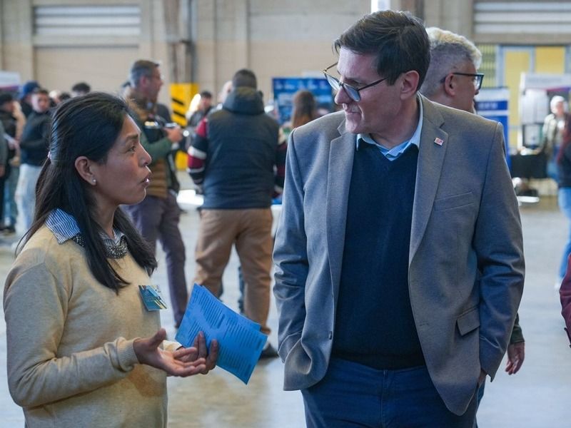 El ministro Goity puso en valor el esfuerzo de la provincia para mejorar la educación en Santa Fe.