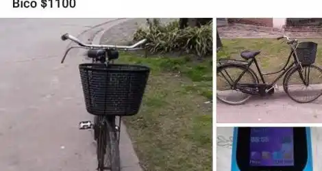 Le robaron la bici y la vendían por Facebook