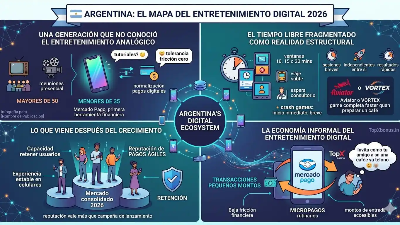 La generación digital argentina y el nuevo mapa del entretenimiento en 2026