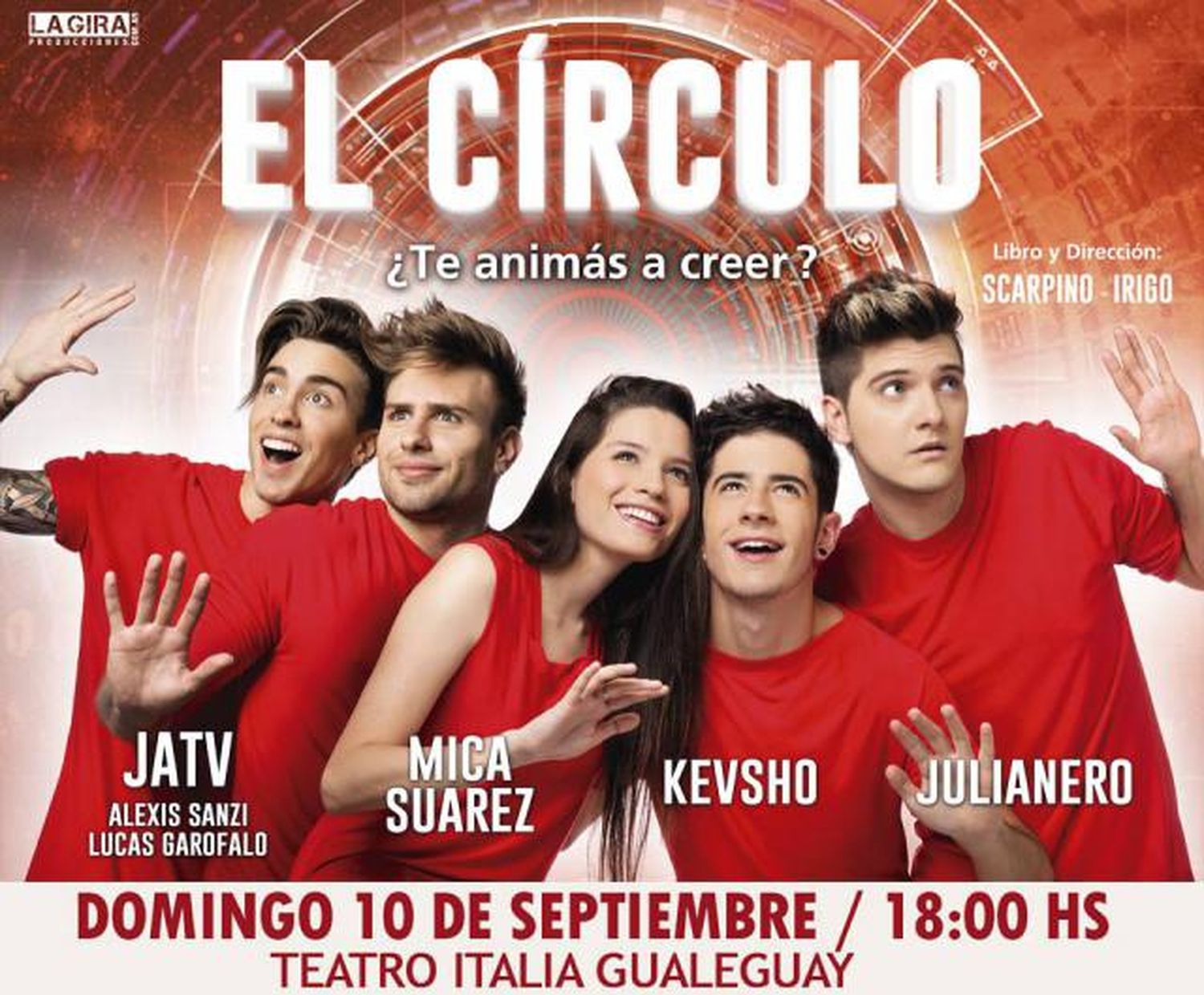 Se presentará la obra “El círculo” en el Teatro Italia