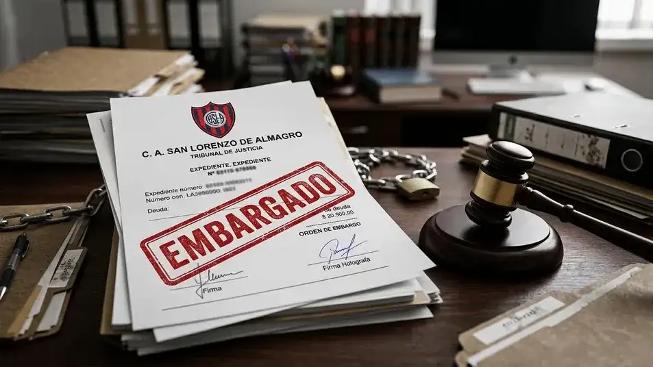 Malas noticias para San Lorenzo: recibió tres embargos por más de 650.000 dólares