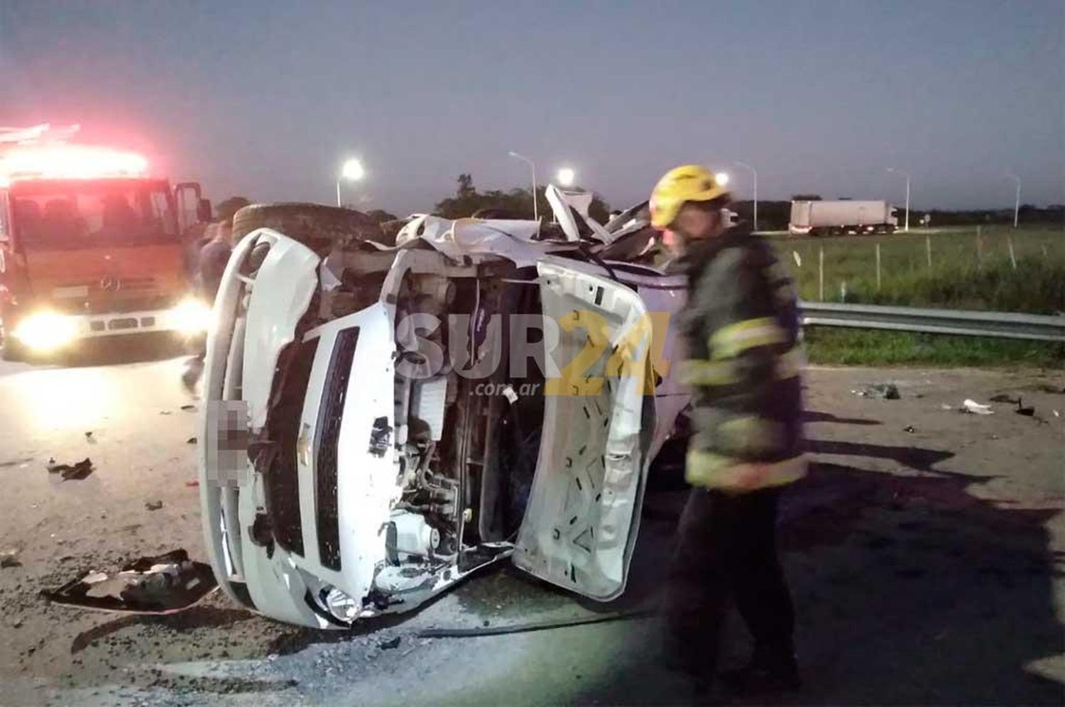 Murieron tres jóvenes tras siniestro vial en el sur santafesino 