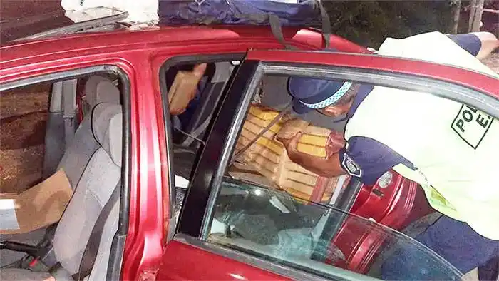 Incautaron más de 50 kilos de droga que ingresaba a la provincia