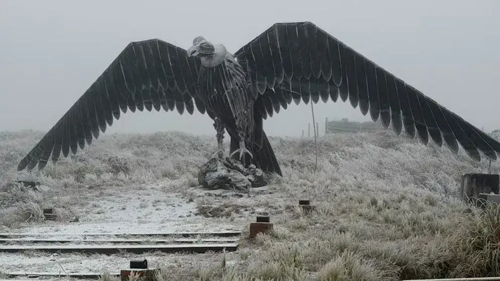 Nieva en Catamarca