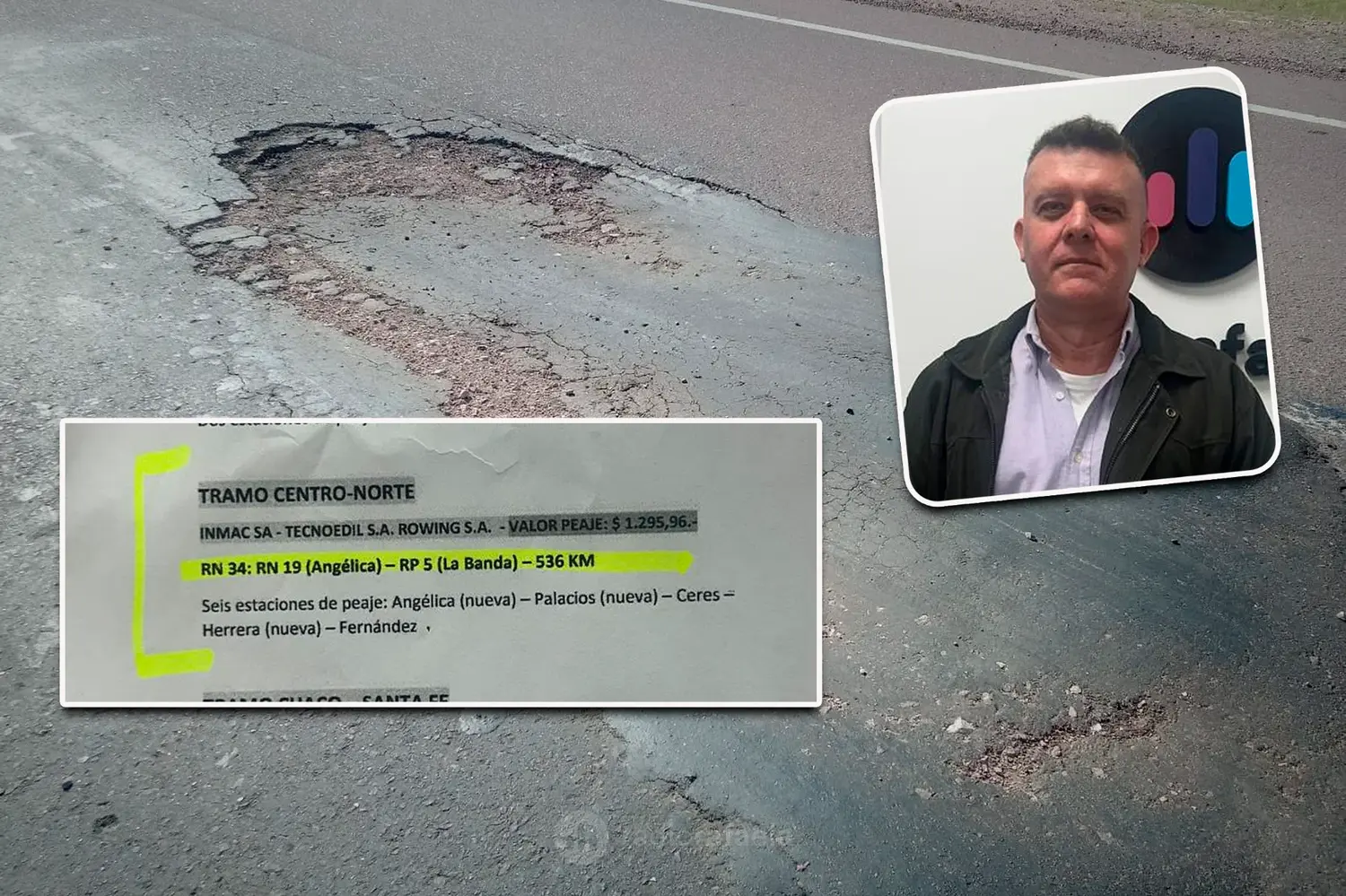 Dellasanta anticipó que pronto comenzarán las obras en la RN34: "La idea es que las obras no salgan de los impuestos"
