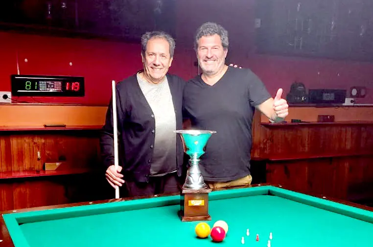 Los finalistas. Mario García (campeón) y Ramiro Souto