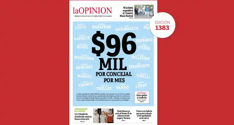 Polémica por las dietas: Por qué los concejales cuestan $ 96 mil promedio cada uno