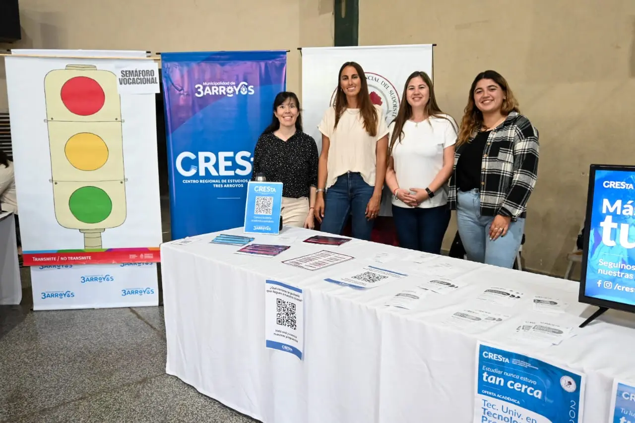 El CRESTA y la Dirección de Juventud estuvieron presentes en la muestra de Carreras 2025