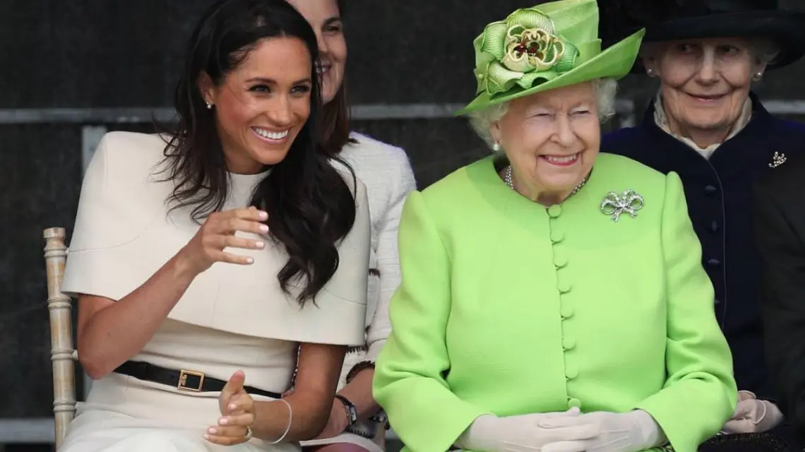 El incómodo momento de Meghan Markle con la reina Isabel II
