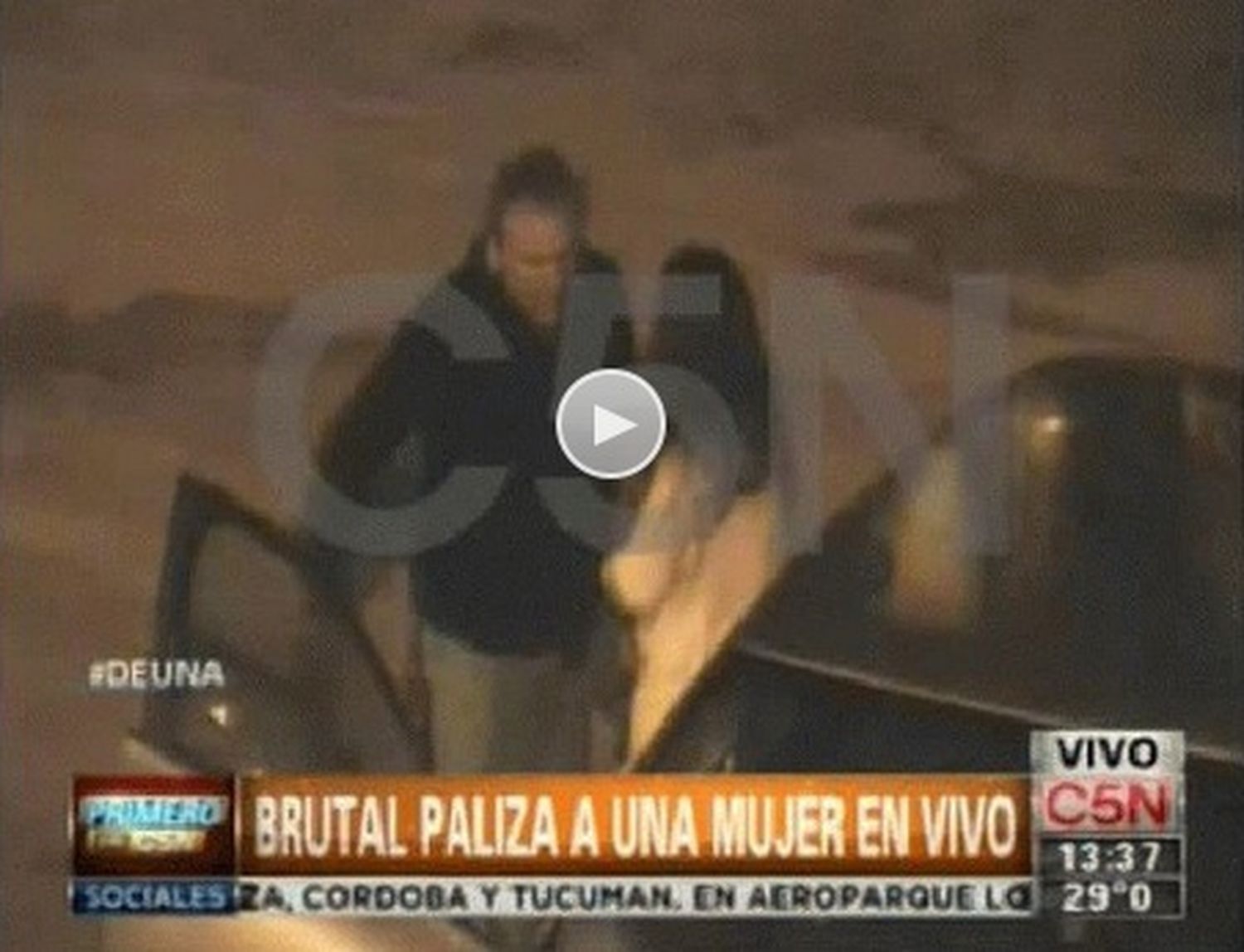 Violencia de género: brutal golpiza a una mujer, el agresor no fue detenido