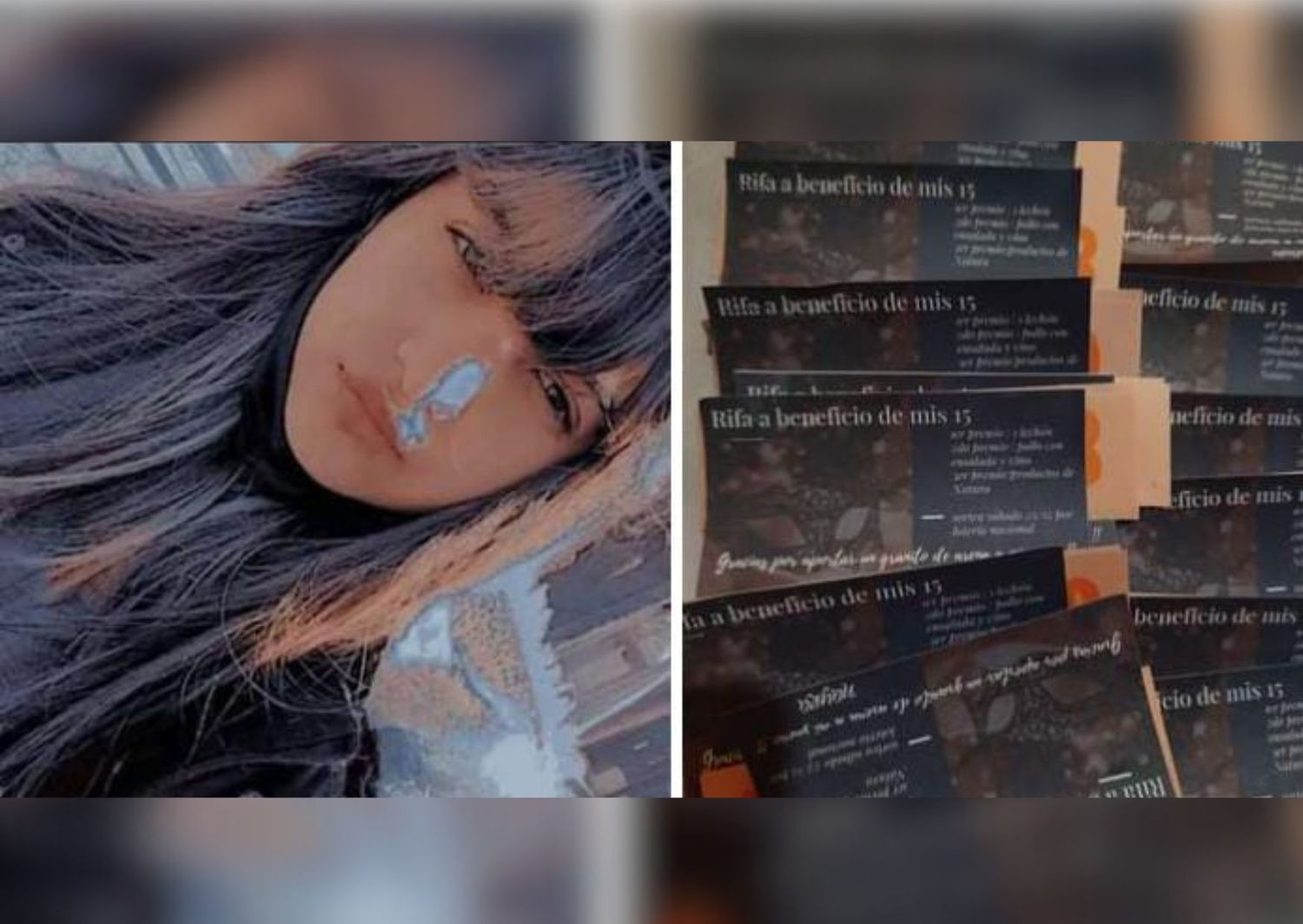 Rifa para los 15 de Naira 