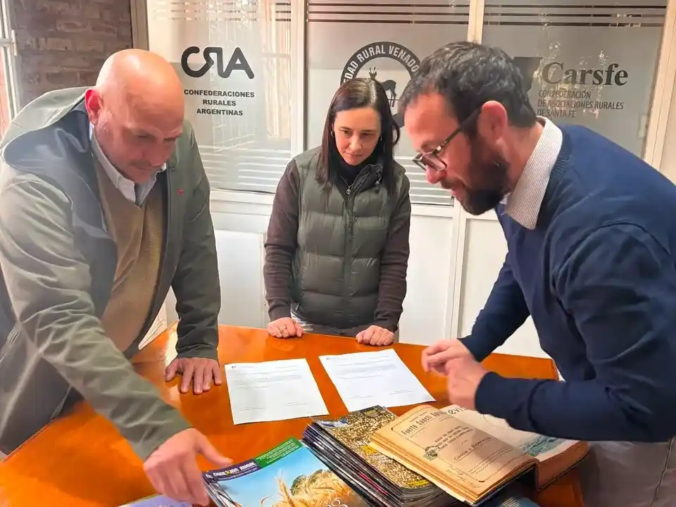 Digitalización del legado rural a través del Archivo Histórico Digital de Venado Tuerto. Foto: Prensa ExpoVenado