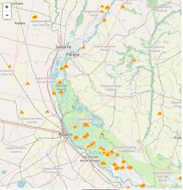 La Justicia Federal ordenó la captura de propietarios de islas donde se producen quemas