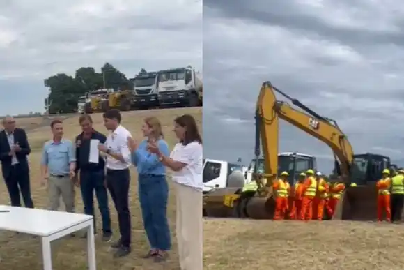Presentaron la obra del tercer carril en la autopista Rosario-Santa Fe