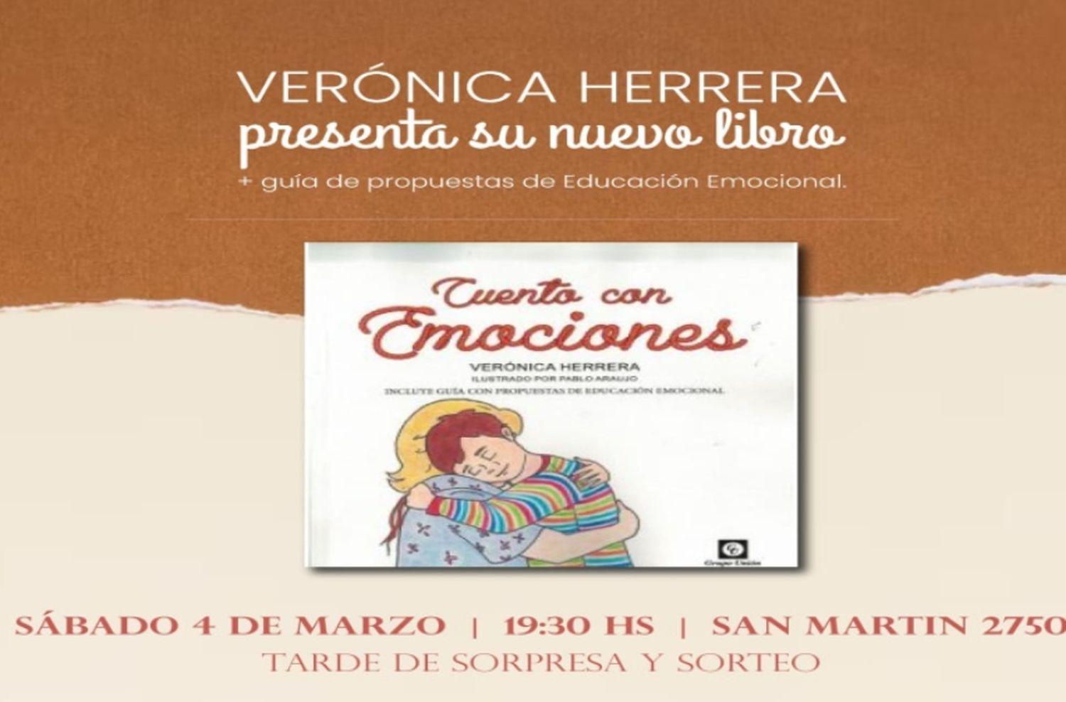 El libro "Cuento con emociones" se presenta en el centro de Mar del Plata