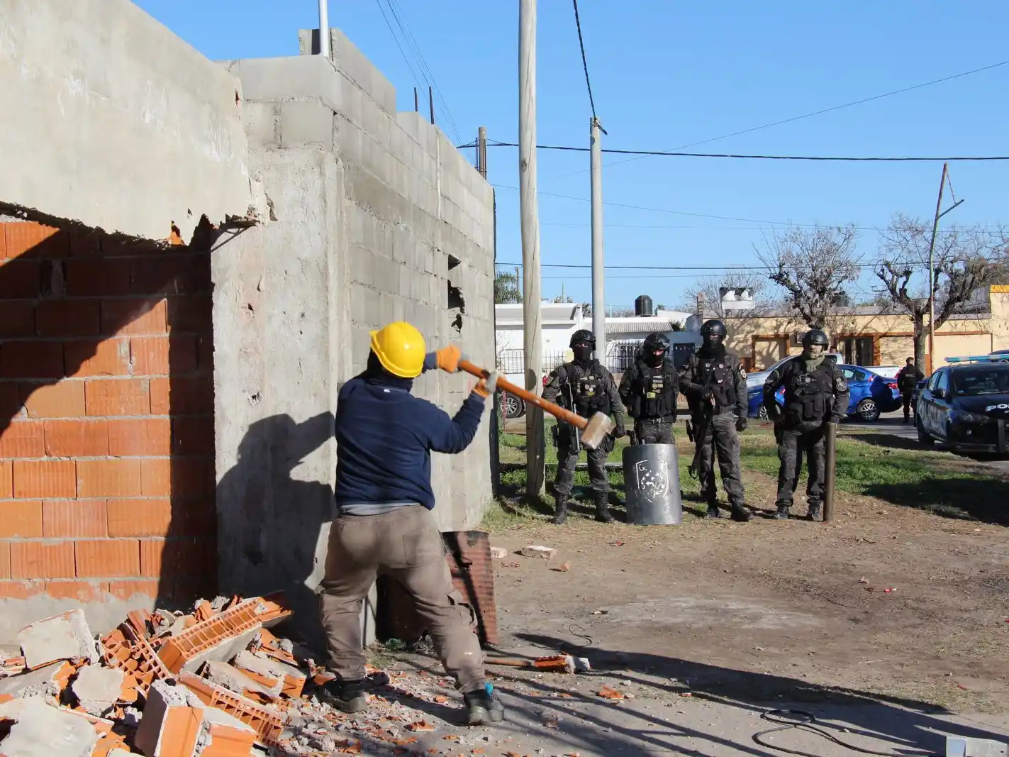 Derribaron un búnker de drogas en la provincia.