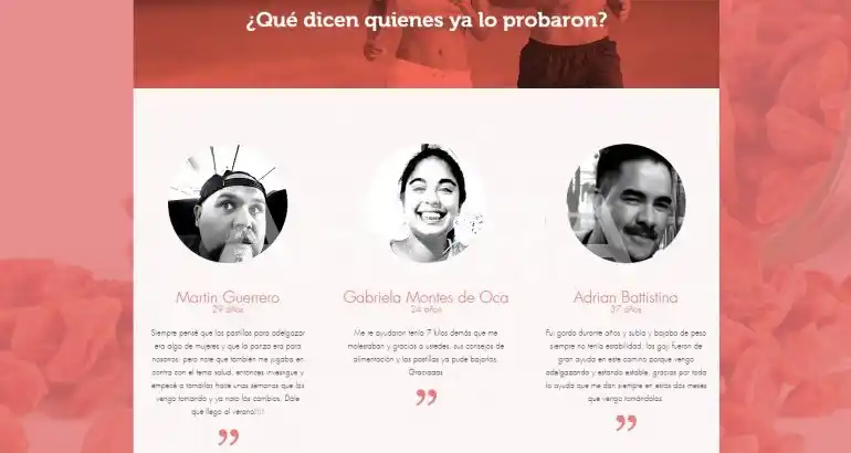 Usaron la imagen de Micaela García: ofrecían cápsulas dietarias