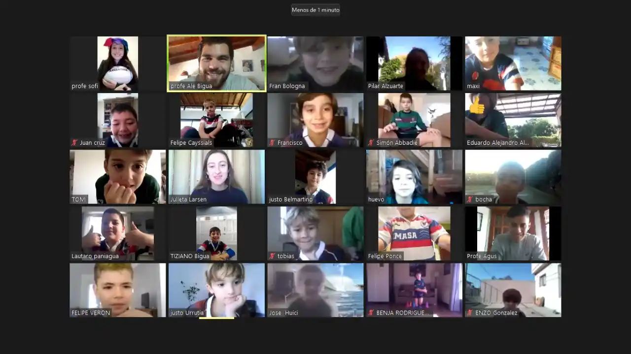 Exitoso Primer Encuentro Virtual de Rugby Infantil